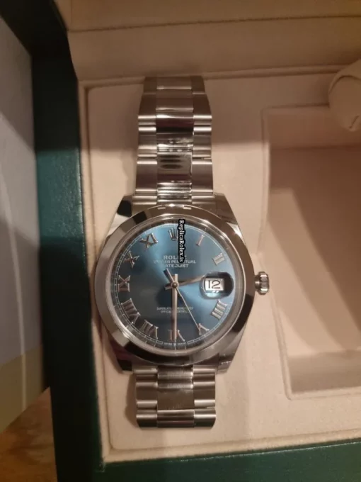 Defect Clone Rolex Datejust Caliber 3235 Automatic Movement 41x48mm Steel Case Mens/unisex Watch - Image 12