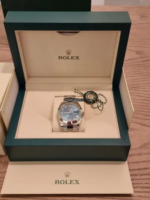 Defect Clone Rolex Datejust Caliber 3235 Automatic Movement 41x48mm Steel Case Mens/unisex Watch - Image 4