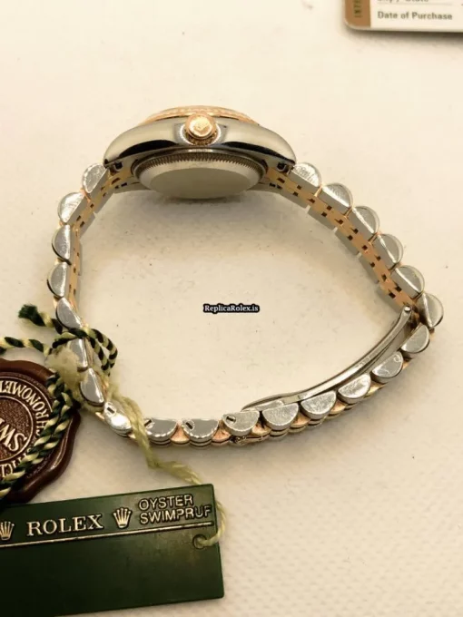 Offering Copy Rolex Lady-datejust 179173 Caliber 2235 Automatic Movement 26mm Gold/steel Case Womens Watch - Image 8