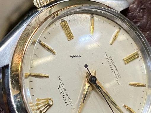 Amazing Replica Rolex Oyster Perpetual 6564 Caliber 1030 Automatic Movement 34mm Gold/steel Case Mens/unisex Watch - Image 11