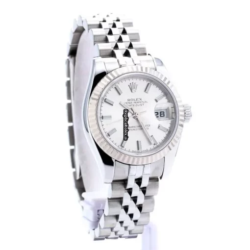 Attractive Replica Rolex Lady-datejust 179174 Automatic Movement 26mm Gold/steel Case Womens Watch - Image 8