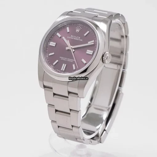 Affordable Replica Rolex Oyster Perpetual 36 116000 Caliber 3130 Automatic Movement 36mm Steel Case Watch - Image 7