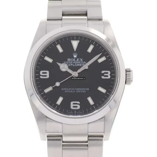Nice Replica Rolex Explorer 114270 Caliber 3130 Automatic Movement 36mm Steel Case Mens/unisex Watch