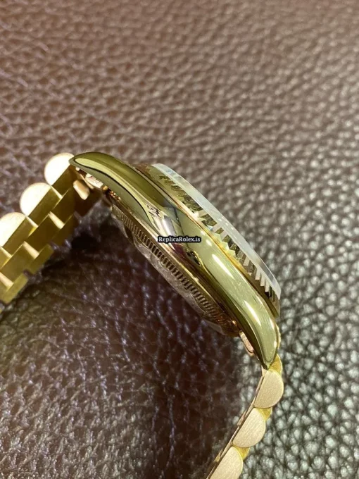 Wonderful Replica Rolex Day-date 36 18238 Caliber 3155 Automatic Movement 36mm Yellow Gold Case Mens/unisex Watch - Image 5