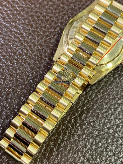 Wonderful Replica Rolex Day-date 36 18238 Caliber 3155 Automatic Movement 36mm Yellow Gold Case Mens/unisex Watch - Image 6