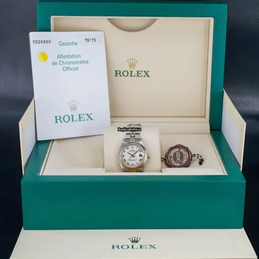 Best Replica Rolex Lady-datejust 79173 Caliber 2235 Automatic Movement 26mm Gold/steel Case Womens Watch - Image 9