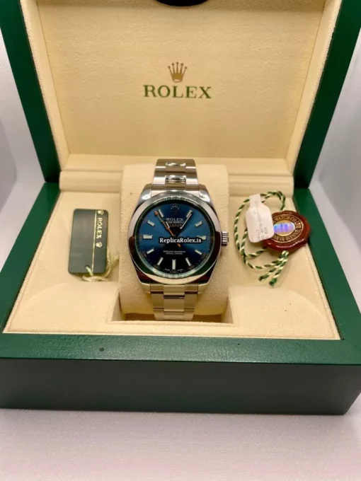Best Fake Rolex Milgauss 116400gv Caliber 3131 Automatic Movement 40mm Steel Case Mens/unisex Watch - Image 2