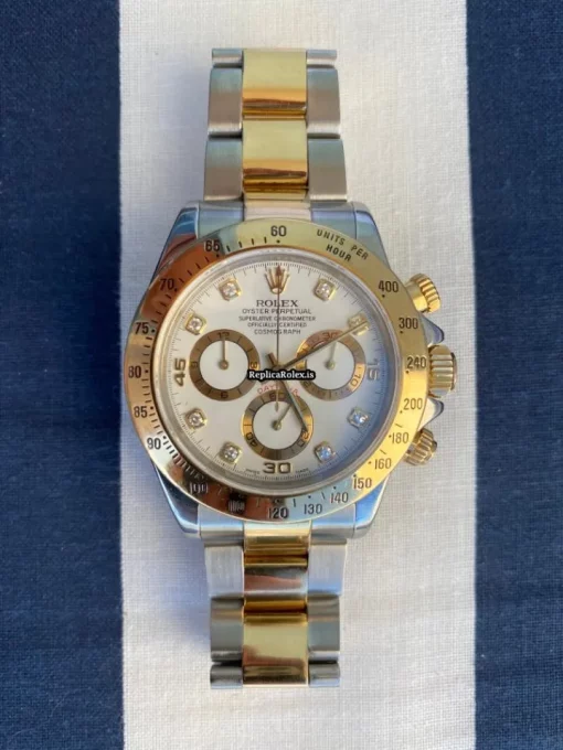 Stylish Replica Rolex Daytona 116523 Caliber 4130 Automatic Movement 40mm Gold/steel Case Mens/unisex Watch