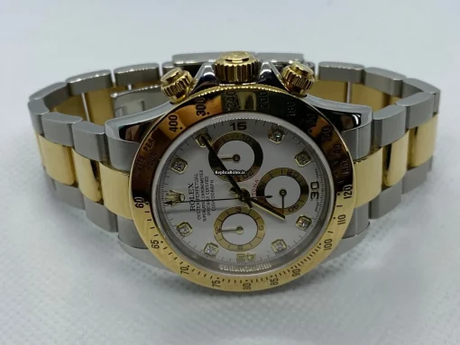 Stylish Replica Rolex Daytona 116523 Caliber 4130 Automatic Movement 40mm Gold/steel Case Mens/unisex Watch - Image 2