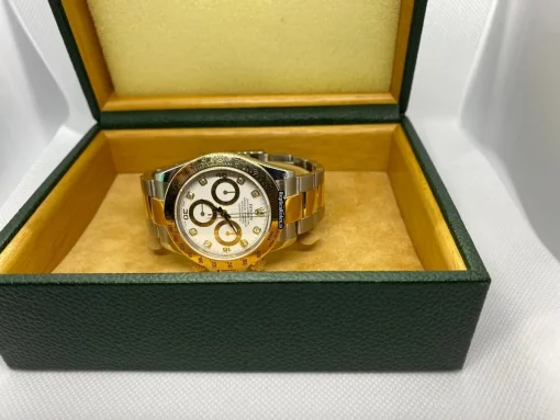 Stylish Replica Rolex Daytona 116523 Caliber 4130 Automatic Movement 40mm Gold/steel Case Mens/unisex Watch - Image 4