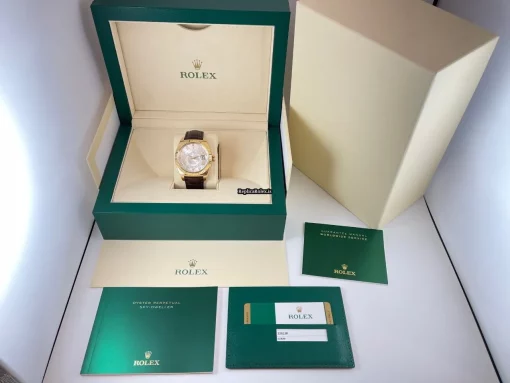Appealing Fakes Rolex Sky-dweller 326138 Caliber 9001 Automatic Movement 42mm Yellow Gold Case Mens/unisex Watch - Image 6