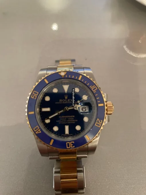 Reliable Replica Rolex Submariner Date 16613 Caliber 3135 Automatic Movement 40mm Gold/steel Case Mens/unisex Watch - Image 6