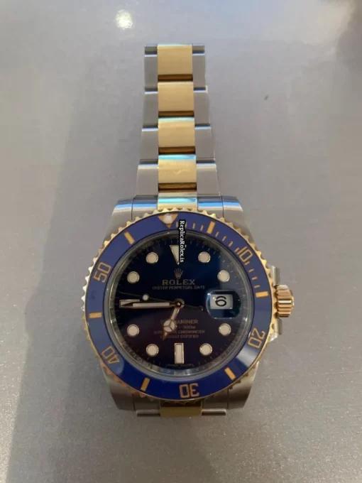 Reliable Replica Rolex Submariner Date 16613 Caliber 3135 Automatic Movement 40mm Gold/steel Case Mens/unisex Watch - Image 7
