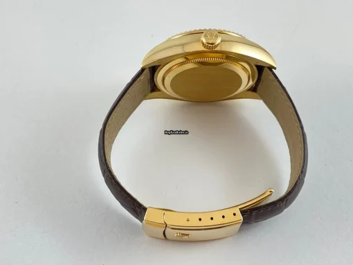 Aaa Replica Rolex Sky-dweller 326138 Caliber 9001 Automatic Movement 42mm Yellow Gold Case Mens/unisex Watch - Image 4