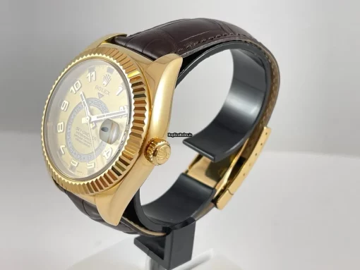 Lovely Replica Rolex Sky-dweller 326138 Caliber 9001 Automatic Movement 42mm Yellow Gold Case Mens/unisex Watch - Image 3