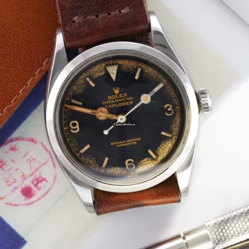 Excellent Fake Rolex Explorer 6610 Automatic Movement 36mm Steel Case Mens/unisex Watch - Image 4