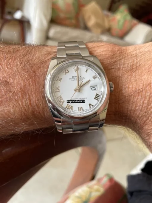 Neat Replica Rolex Datejust 116200 Caliber 3135 Automatic Movement 36mm Steel Case Mens/unisex Watch - Image 3