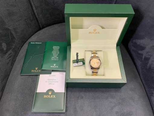 Excellent Replica Rolex Lady-datejust 178243 Caliber 2235 Automatic Movement 31mm Gold/steel Case Womens Watch - Image 7