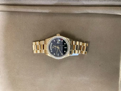 Beautiful Clone Rolex Day-date 36 18038 Caliber 3055 Automatic Movement 36mm Yellow Gold Case Mens/unisex Watch