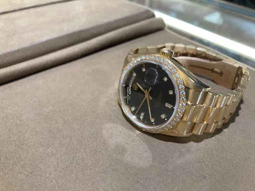 Beautiful Clone Rolex Day-date 36 18038 Caliber 3055 Automatic Movement 36mm Yellow Gold Case Mens/unisex Watch - Image 5