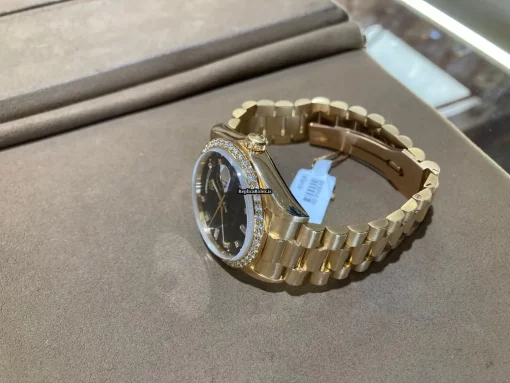 Beautiful Clone Rolex Day-date 36 18038 Caliber 3055 Automatic Movement 36mm Yellow Gold Case Mens/unisex Watch - Image 8