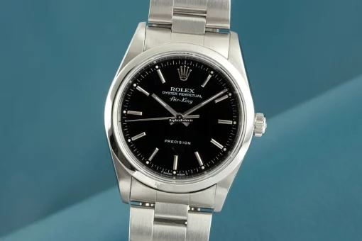 Ideal Fake Rolex Air King Precision 14000 Caliber 3000 Automatic Movement 34mm Steel Case Mens/unisex Watch