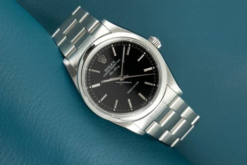 Ideal Fake Rolex Air King Precision 14000 Caliber 3000 Automatic Movement 34mm Steel Case Mens/unisex Watch - Image 3