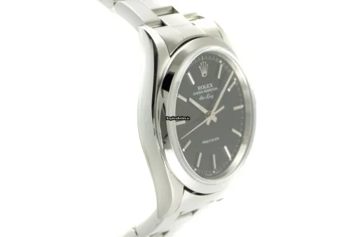Ideal Fake Rolex Air King Precision 14000 Caliber 3000 Automatic Movement 34mm Steel Case Mens/unisex Watch - Image 6