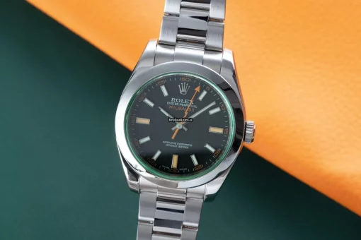 High Quality Fake Rolex Milgauss 116400gv Caliber 3131 Automatic Movement 40mm Steel Case Mens/unisex Watch