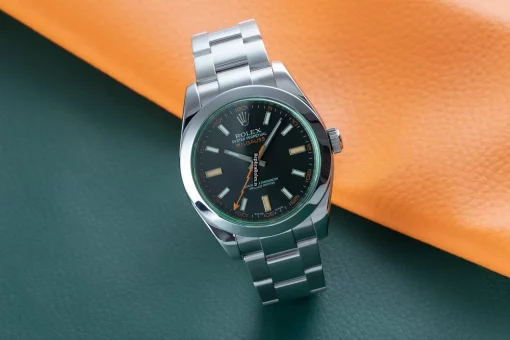 High Quality Fake Rolex Milgauss 116400gv Caliber 3131 Automatic Movement 40mm Steel Case Mens/unisex Watch - Image 2