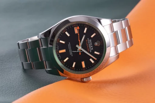 High Quality Fake Rolex Milgauss 116400gv Caliber 3131 Automatic Movement 40mm Steel Case Mens/unisex Watch - Image 3