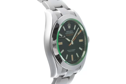 High Quality Fake Rolex Milgauss 116400gv Caliber 3131 Automatic Movement 40mm Steel Case Mens/unisex Watch - Image 6