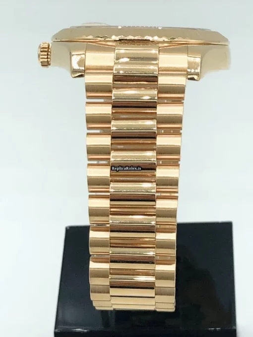 Beautiful Copy Rolex Day-date II 218238 Caliber 3156 Automatic Movement 41mm Yellow Gold Case Mens/unisex Watch - Image 3