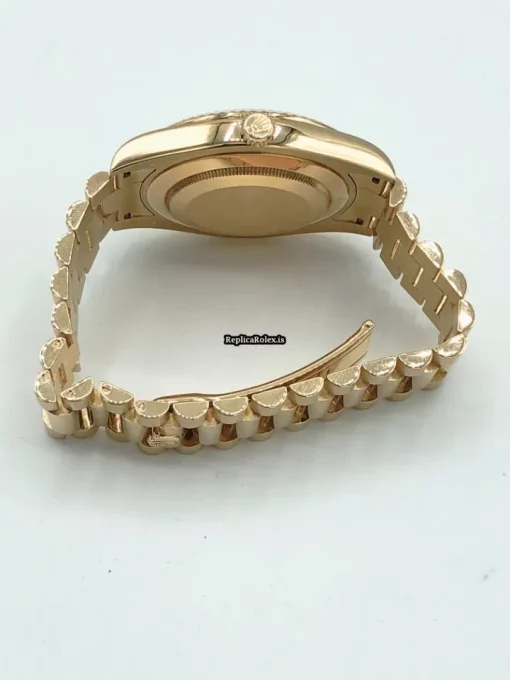 Beautiful Copy Rolex Day-date II 218238 Caliber 3156 Automatic Movement 41mm Yellow Gold Case Mens/unisex Watch - Image 6