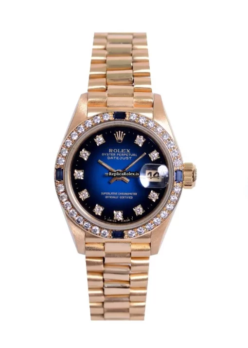 Aaa Replica Rolex Lady-datejust 69088 Automatic Movement 26mm Yellow Gold Case Womens Watch