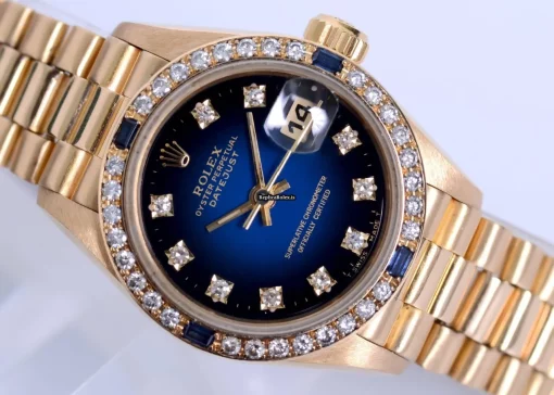 Aaa Replica Rolex Lady-datejust 69088 Automatic Movement 26mm Yellow Gold Case Womens Watch - Image 2