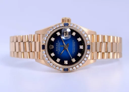 Aaa Replica Rolex Lady-datejust 69088 Automatic Movement 26mm Yellow Gold Case Womens Watch - Image 3