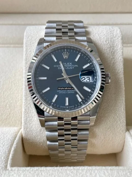 Attractive Replica Rolex Datejust 126234-0017 Automatic Movement 36mm White Gold Case Mens/unisex Watch - Image 4