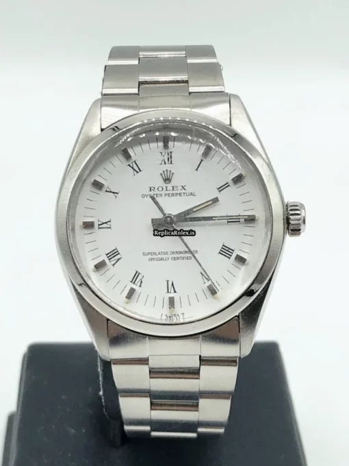 Distinctive Fake Rolex Oyster Perpetual 34 1002 Caliber 1570 Automatic Movement 34mm Steel Case Mens/unisex Watch