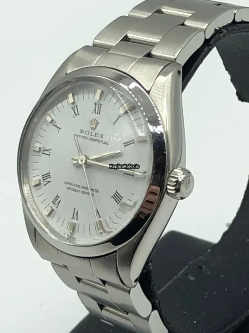 Distinctive Fake Rolex Oyster Perpetual 34 1002 Caliber 1570 Automatic Movement 34mm Steel Case Mens/unisex Watch - Image 2