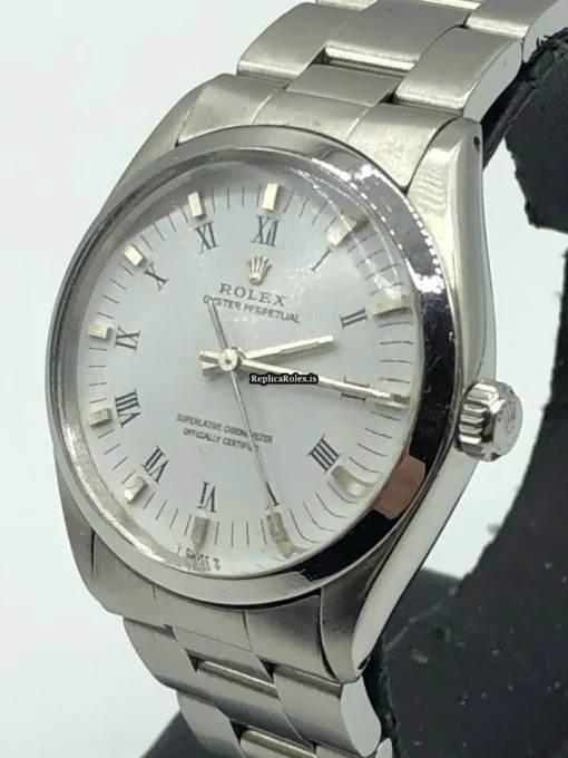 Distinctive Fake Rolex Oyster Perpetual 34 1002 Caliber 1570 Automatic Movement 34mm Steel Case Mens/unisex Watch - Image 3