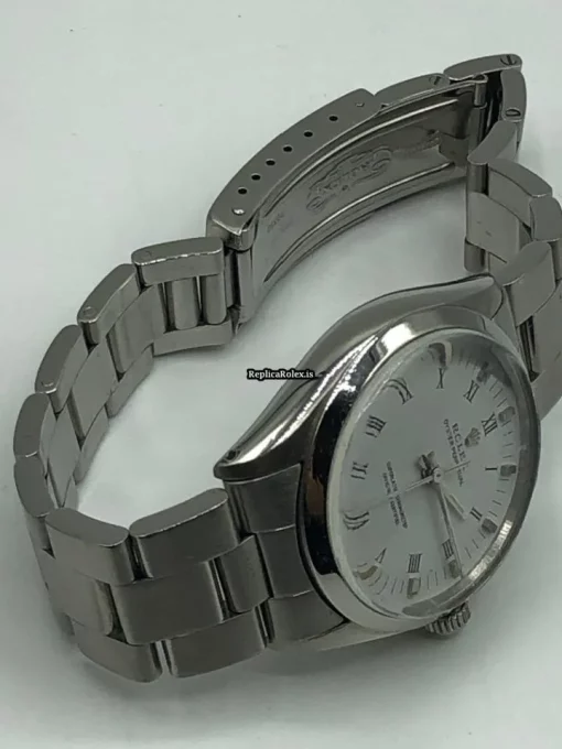 Distinctive Fake Rolex Oyster Perpetual 34 1002 Caliber 1570 Automatic Movement 34mm Steel Case Mens/unisex Watch - Image 8