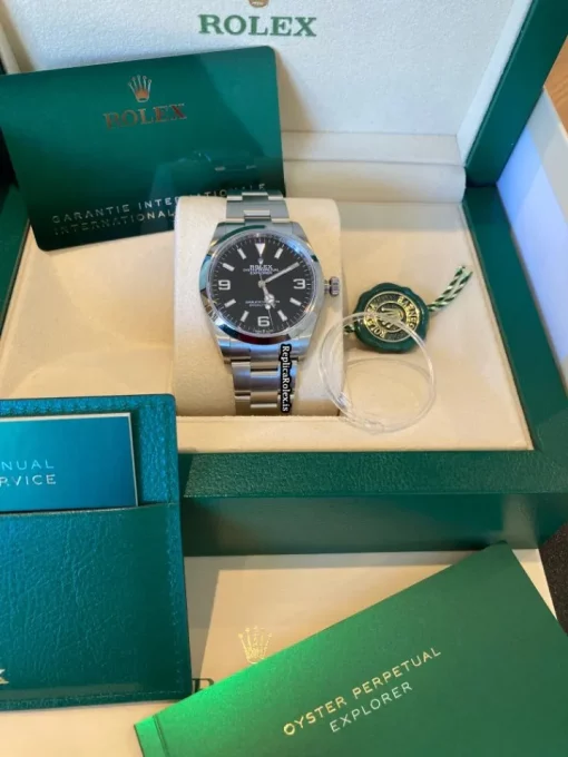 Lovely Replica Rolex Explorer 124270 Caliber 3230 Automatic Movement 36mm Steel Case Mens/unisex Watch - Image 10