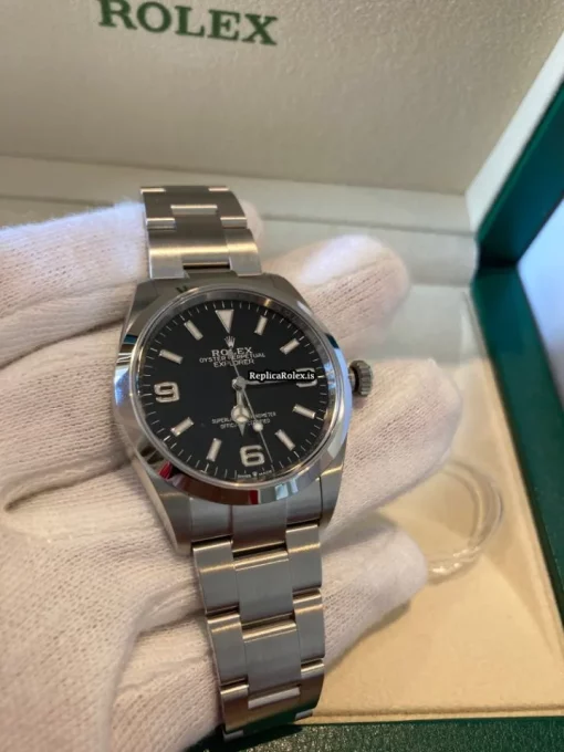 Lovely Replica Rolex Explorer 124270 Caliber 3230 Automatic Movement 36mm Steel Case Mens/unisex Watch - Image 11