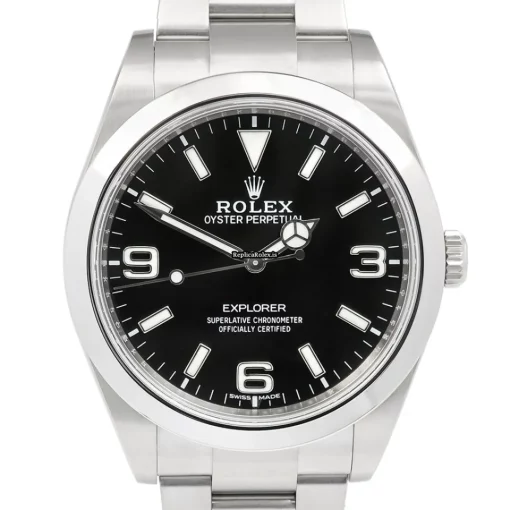 Cheap Replica Rolex Explorer 214270 Caliber 3132 Automatic Movement 39mm Steel Case Mens/unisex Watch - Image 8