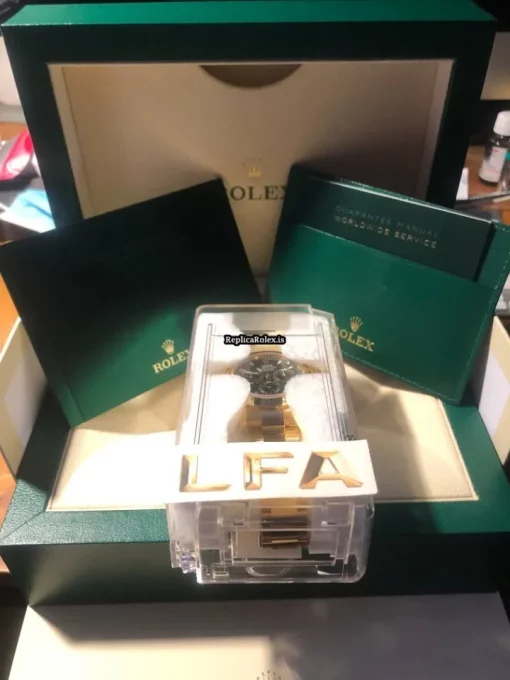Awesome Replica Rolex Daytona 116508 Caliber 4130 Automatic Movement 40mm Yellow Gold Case Mens/unisex Watch