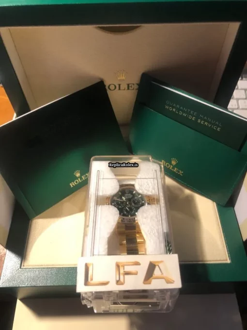 Awesome Replica Rolex Daytona 116508 Caliber 4130 Automatic Movement 40mm Yellow Gold Case Mens/unisex Watch - Image 4