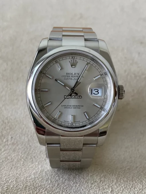 Affordable Replica Rolex Datejust 116200 Caliber 3135 Automatic Movement 36mm Steel Case Mens/unisex Watch - Image 3