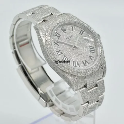 Cheap Fake Rolex Datejust 126300 Automatic Movement 40mm Steel Case Mens/unisex Watch - Image 3