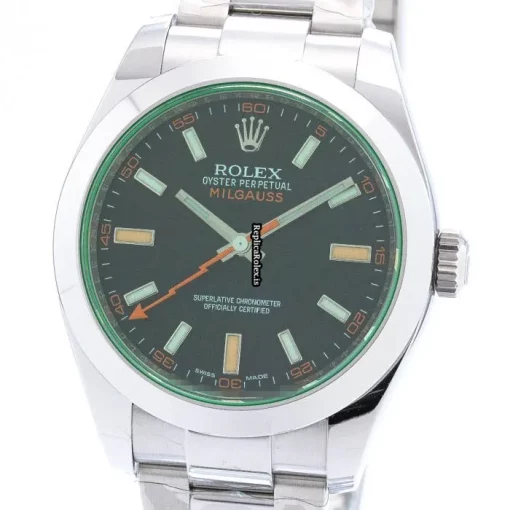 Discount Replica Rolex Milgauss 116400gv Automatic Movement 40mm Steel Case Mens/unisex Watch